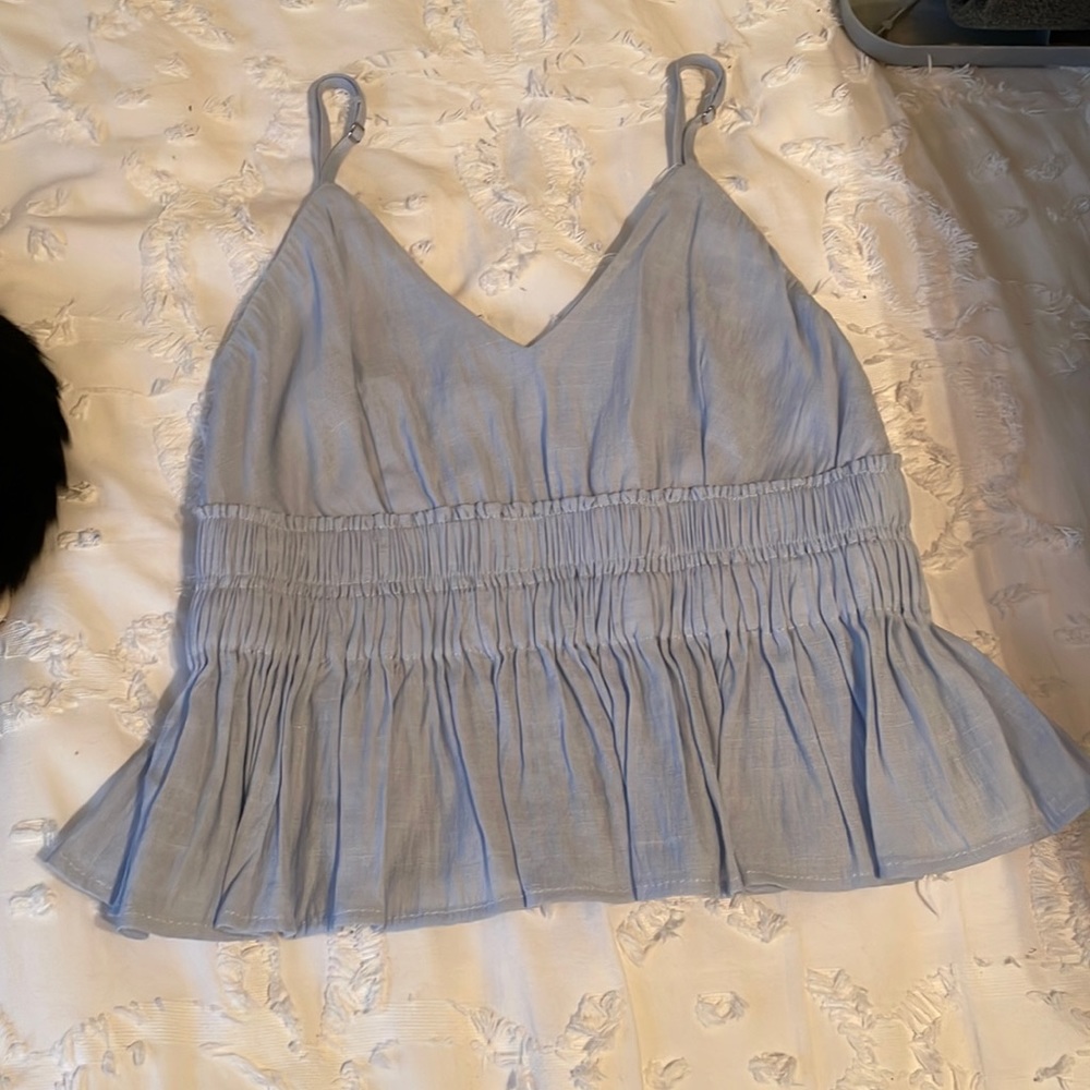 Impeccable Pig• blue tank top